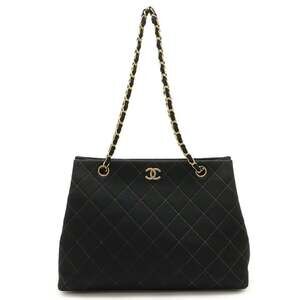 CHANEL Black Logo Shoulder Bag